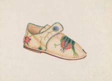 Child's Shoe, c. 1937. Creator: Frances Cohen