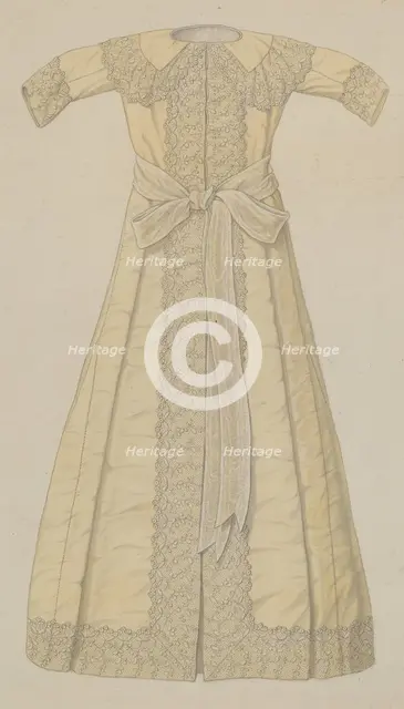 Child's Silk Coat, c. 1937. Creator: Jacob Gielens.