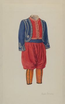 Child's Soldier Suit, c. 1938. Creator: Adele Brooks