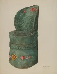 Child's stool chair, 1939. Creator: Alfonso Moreno
