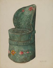 Child's stool chair, 1939. Creator: Alfonso Moreno