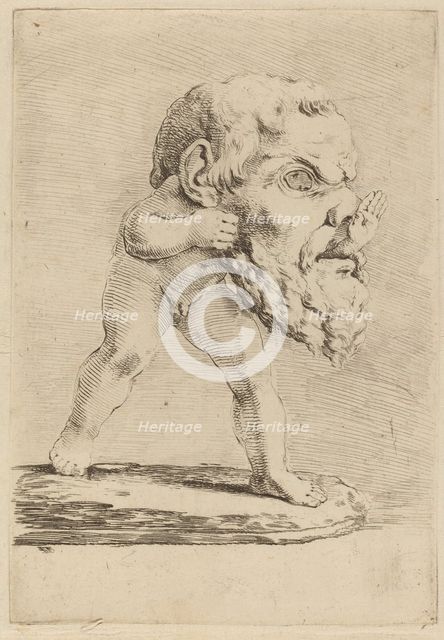 Child Wearing a Mask. Creator: Stefano della Bella.