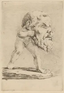 Child Wearing a Mask. Creator: Stefano della Bella