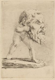 Child Wearing a Mask. Creator: Stefano della Bella