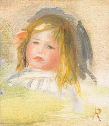 Child with Blond Hair, 1895/1900. Creator: Pierre-Auguste Renoir