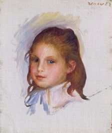 Child with Brown Hair, 1887/1888. Creator: Pierre-Auguste Renoir
