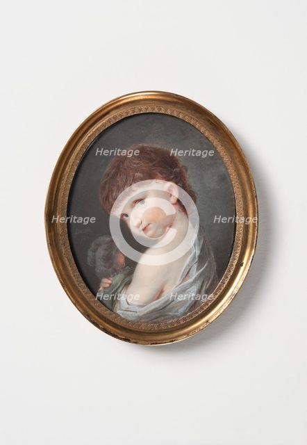 Child with doll. Creator: Christopher Deram.