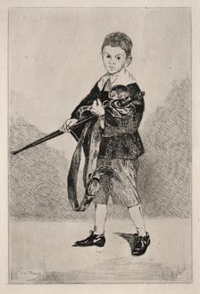 Child with Sword, Turned to the Left. Creator: Edouard Manet (French, 1832-1883)