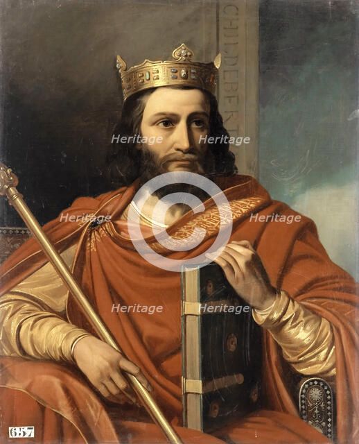 Childebert I, King of the Franks. Artist: Bézard, Jean Louis (1799-1881)
