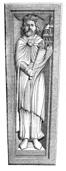 Childebert's tomb, 11th century (1849)