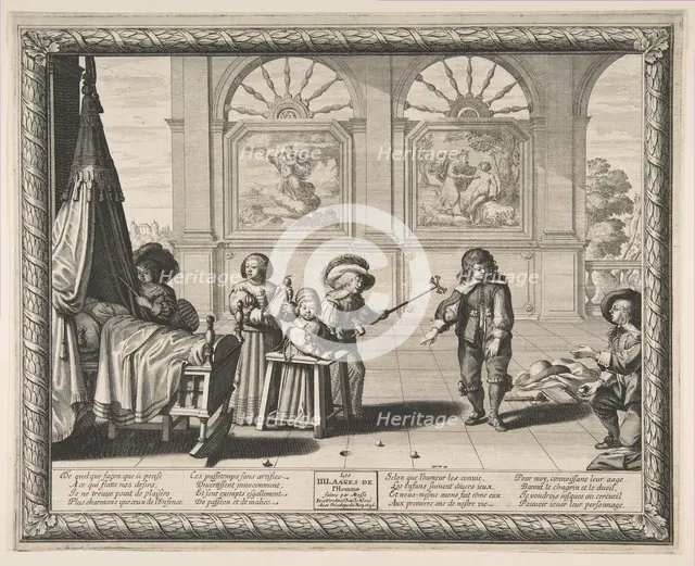 Childhood, 1636. Creator: Abraham Bosse.