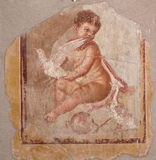 Childhood of Adonis , 1st century. Creator: Roman-Pompeian wall painting