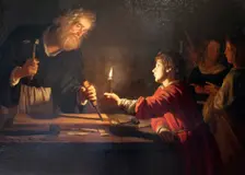 Childhood of Christ c1620. Artist: Gerrit van Honthorst