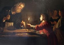 Childhood of Christ c1620. Artist: Gerrit van Honthorst