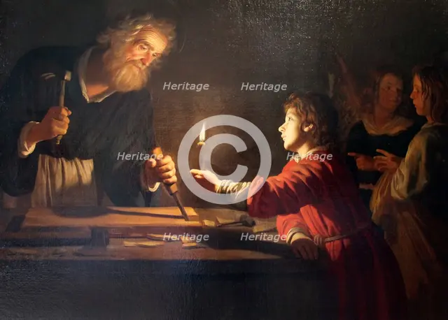 'Childhood of Christ', c1620. Artist: Gerrit van Honthorst