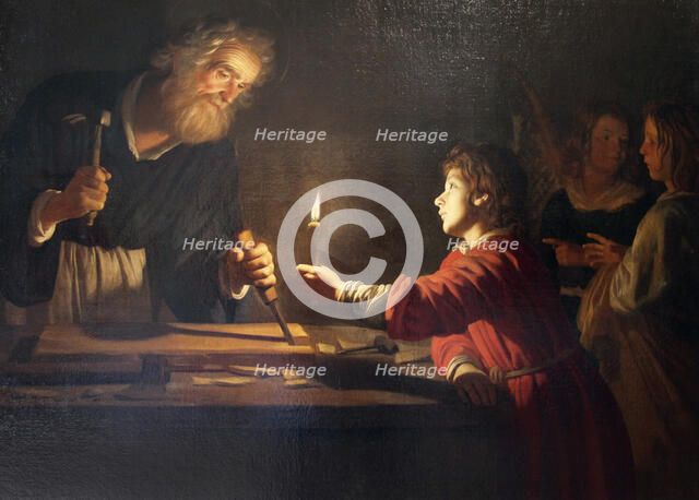 'Childhood of Christ', c1620. Artist: Gerrit van Honthorst