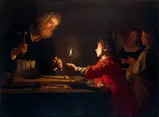 Childhood of Christ c1620. Creator: Honthorst, Gerrit, van (1590-1656)