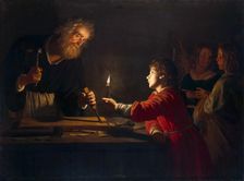 Childhood of Christ c1620. Creator: Honthorst, Gerrit, van (1590-1656)