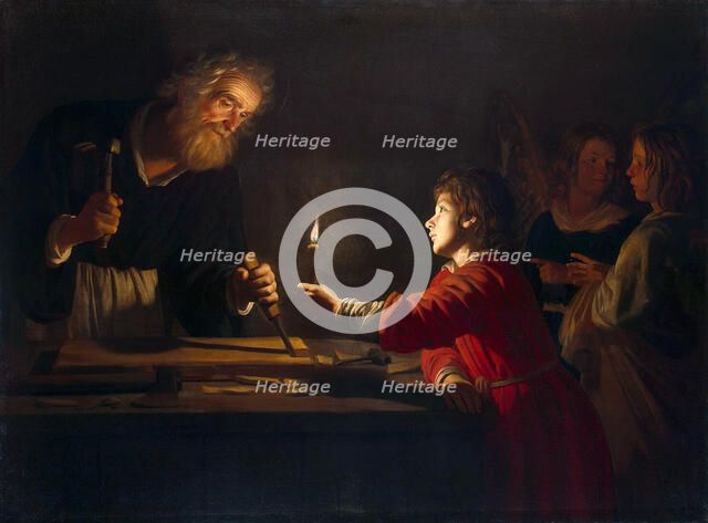 Childhood of Christ', c1620. Creator: Honthorst, Gerrit, van (1590-1656).