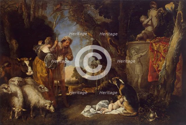 Childhood of King Cyrus, 1640s-1650s. Creator: Antonio Maria Vassallo.