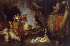 Childhood of King Cyrus, 1640s-1650s. Creator: Antonio Maria Vassallo