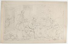 Childhood: The First Tutor, from "The Dance of Life", September 1, 1817., September 1, 1817. Creator: Thomas Rowlandson