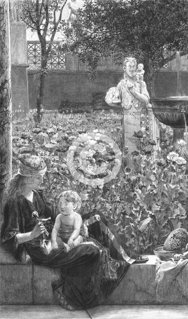 ''Childish Affections', after Lawrence Alma-Tadema, R.A., c1880-83. Creator: Charles Olivier Murray.