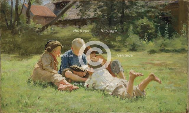 Children, 1890s. Artist: Vinogradov, Sergei Arsenyevich (1869-1938)