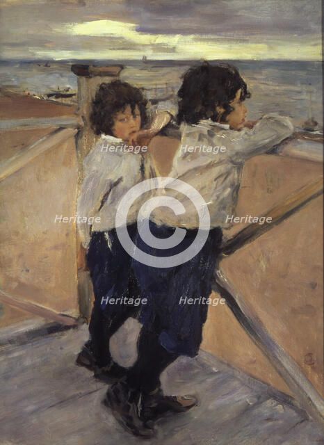 'Children', 1899. Artist: Valentin Serov