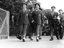 Children arriving at the Jewish Free School, 8 September 1958. Creator: EH Emanuel