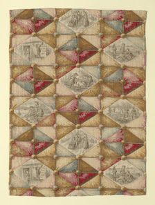 Children at Play (Furnishing Fabric), Massachusetts, 1886/90. Creator: Merrimack Manufacturing Company