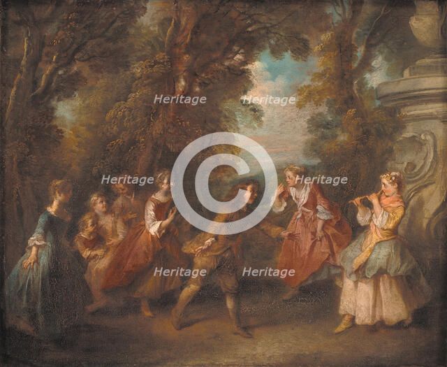 Children at Play in the Open, 1705-1743. Creator: Nicolas Lancret.