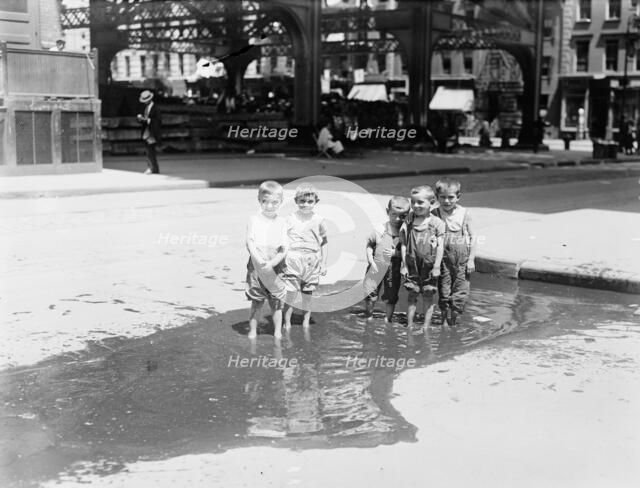 Children at play, N.Y., 1913. Creator: Bain News Service.