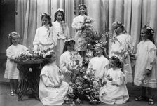 Children at Raja Yoga Academy, Point Loma, between c1910 and c1915. Creator: Bain News Service