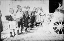 Children at Riviere, Belg., between c1910 and c1915. Creator: Bain News Service