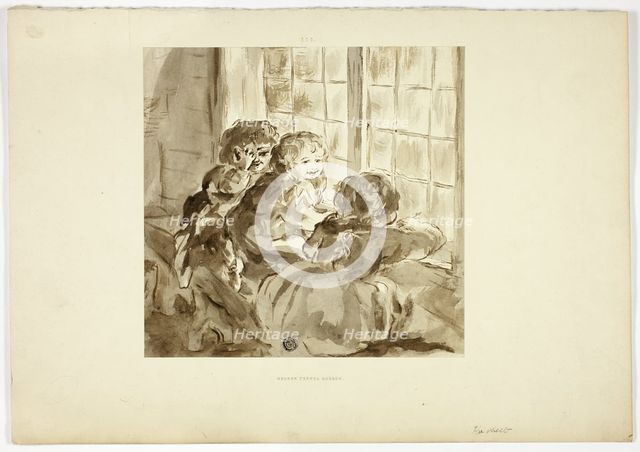 Children at Window, n.d. Creator: George Fennel Robson.