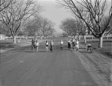 Children at the El Monte subsistence homesteads, California, 1936. Creator: Dorothea Lange
