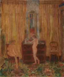 Children at their Morning Toilet, 1886. Creator: James Ensor