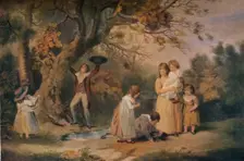 Children Bird Nesting 1789. Artist: William Ward