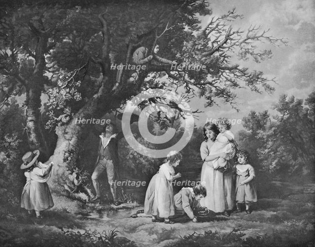 'Children Birdnesting', 1789, (1912). Artist: George Morland.