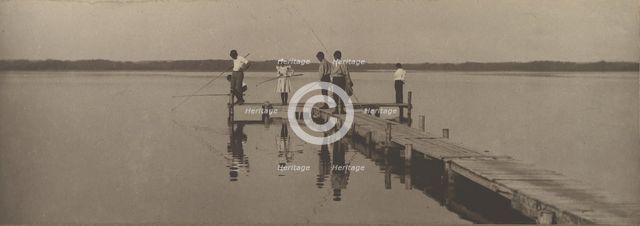 Children Fishing, ca. 1900. Creator: William James Mullins.