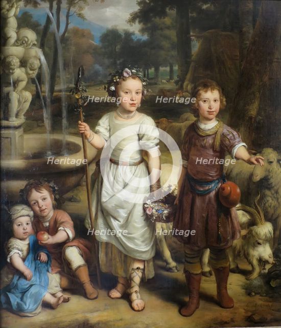 Children in a Park, 1671. Creator: Gerbrand van den Eeckhout.
