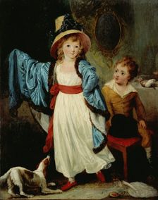 Children in disguise, known as Les Atours, c1790. Creators: William Artaud, John Hoppner