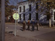 Children in street, Washington, D.C, between 1941 and 1942. Creator: Louise Rosskam