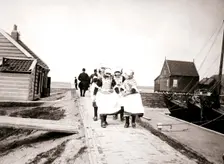 Children on Marken Island, Netherlands, 1898. Artist: James Batkin