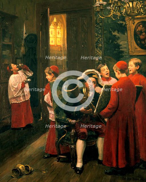 'Children of Chorus', c1900-1930. Artist: Paul Charles Chocarne-Moreau
