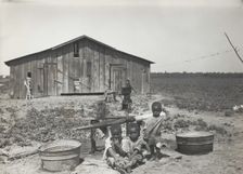 Children of sharecropper, near West Memphis, Arkansas, 1935. Creators: Farm Security Administration, Carl Mydans