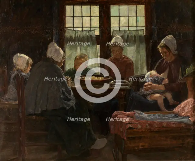 Children of the Sea, 1898. Creator: Henri Luyten.