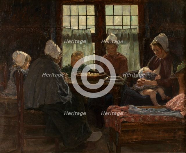 Children of the Sea, 1898. Creator: Henri Luyten.