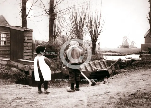 Children, Laandam, Netherlands, 1898.Artist: James Batkin